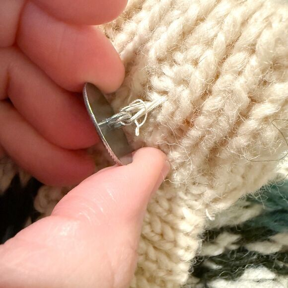 VTG Runox Scandia Strik Pure New Wool Danish Scandinavian Sweater Nordic M L - Picture 12 of 16